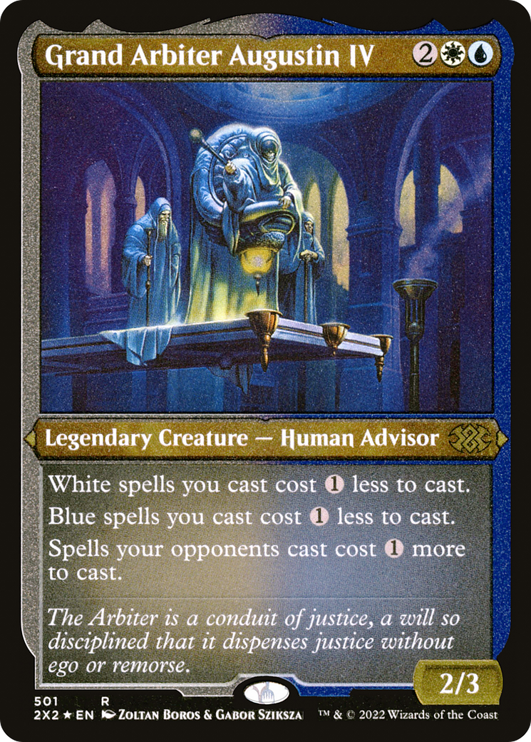 Grand Arbiter Augustin IV (Foil Etched) (2X2-501) [Double Masters 2022] Foil