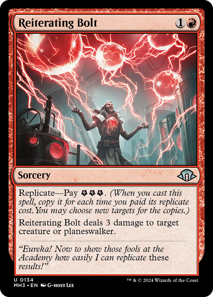 Reiterating Bolt (MH3-134) [Modern Horizons 3]