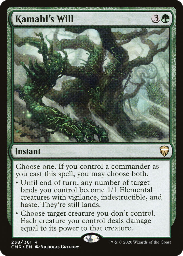 Kamahl's Will (CMR-238) [Commander Legends]