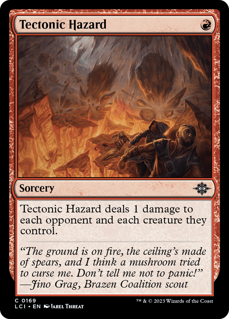 Tectonic Hazard (LCI-169) [The Lost Caverns of Ixalan]