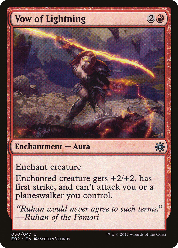 Vow of Lightning (E02-030) [Explorers of Ixalan]