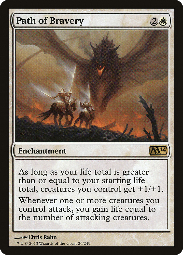 Path of Bravery (M14-026) [Magic 2014]