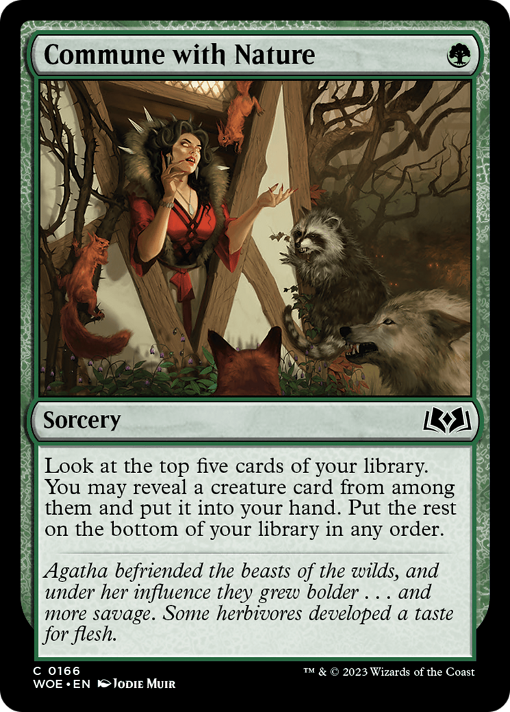 Commune with Nature (WOE-166) [Wilds of Eldraine]