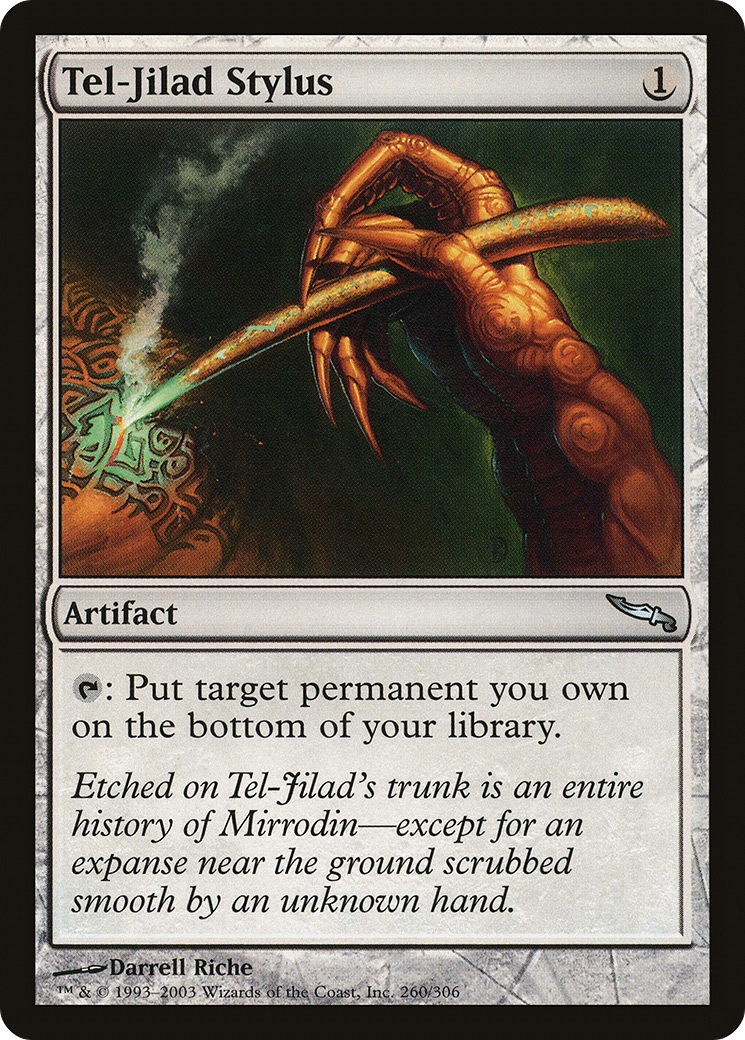 Tel-Jilad Stylus (MRD-260) [Mirrodin] Foil