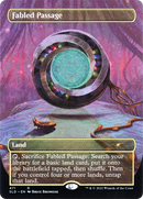 Fabled Passage (Borderless) (Galaxy Foil) (SLD-471) (Borderless) [Secret Lair Drop] Foil