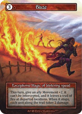 Blaze (Foil)  - Beta Foil