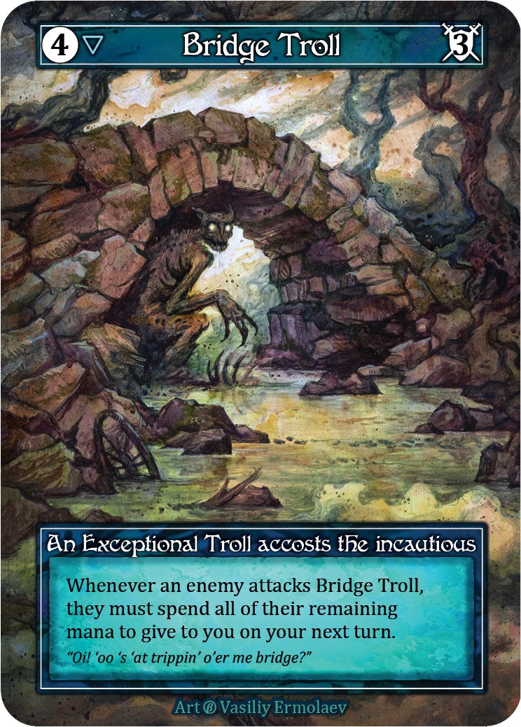 Bridge Troll (Foil) [Beta]