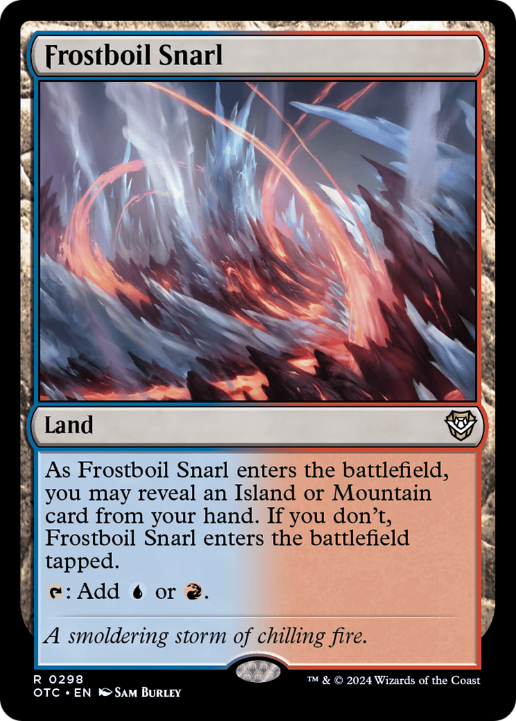 Frostboil Snarl (OTC-298) [Outlaws of Thunder Junction Commander]