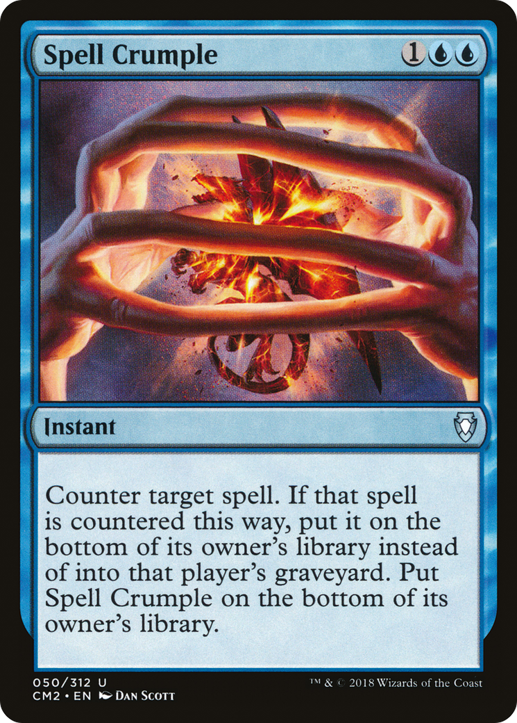 Spell Crumple (CM2-050) [Commander Anthology Volume II]