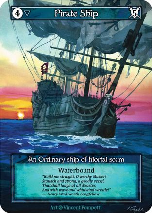 Pirate Ship (Foil)  - Beta Foil