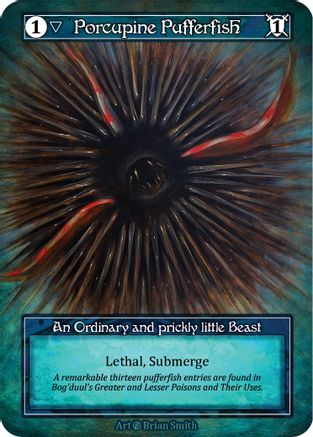 Porcupine Pufferfish (Foil)  - Beta Foil
