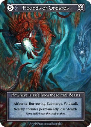 Hounds of Ondaros (Foil)  - Beta Foil
