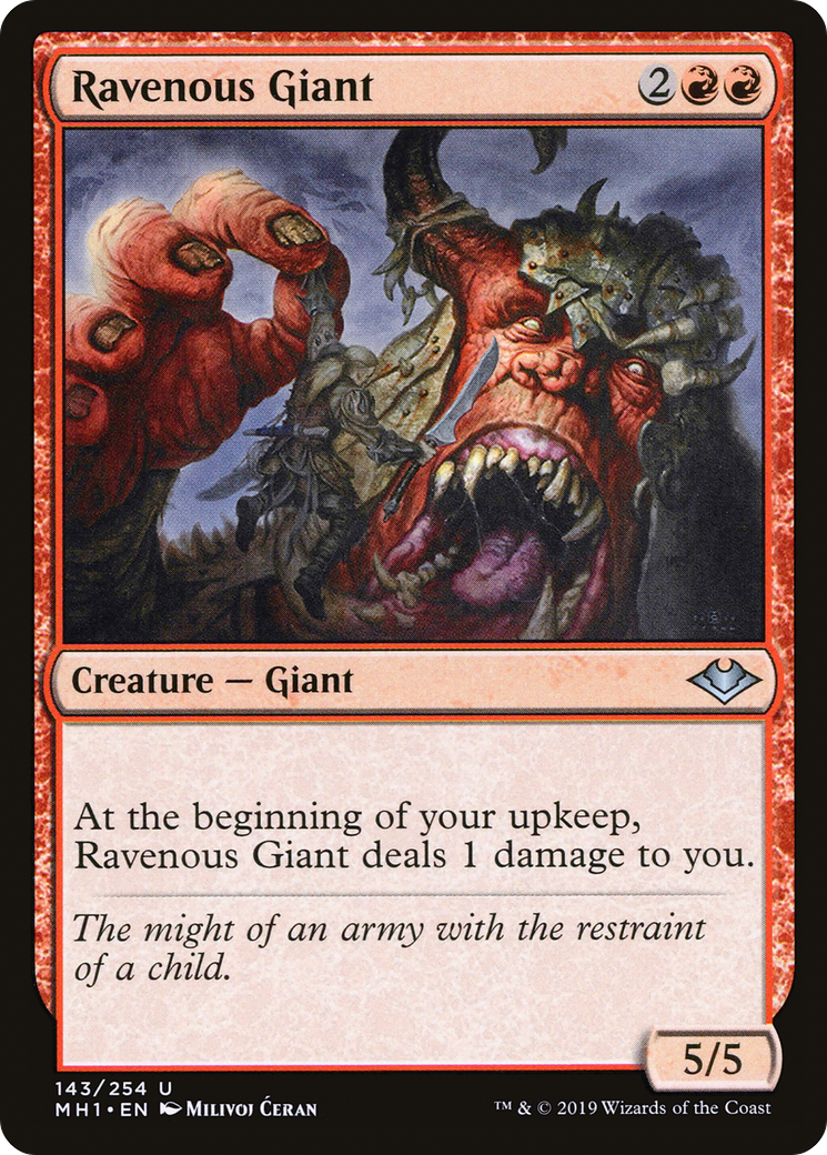 Ravenous Giant (MH1-143) [Modern Horizons] Foil