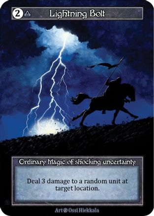 Lightning Bolt (Foil)  - Beta Foil