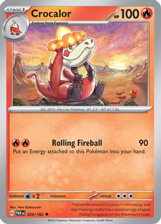 Crocalor 24 - [SV04 Paradox Rift] Reverse Holofoil
