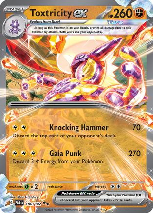 Toxtricity ex 100 - [SV04 Paradox Rift] Holofoil