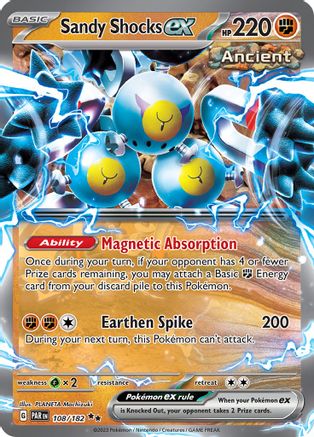 Sandy Shocks ex - 108/182 108 - [SV04 Paradox Rift] Holofoil