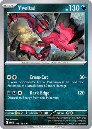 Yveltal - 118/182 118 - [SV04 Paradox Rift] Holofoil