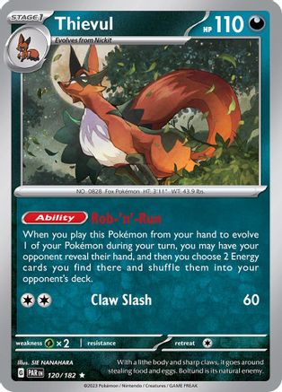 Thievul 120 - [SV04 Paradox Rift] Reverse Holofoil