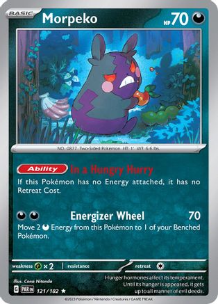 Morpeko - 121/182 121 - [SV04 Paradox Rift] Reverse Holofoil