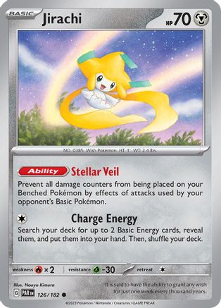 Jirachi 126 - [SV04 Paradox Rift] Reverse Holofoil