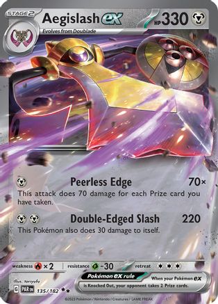 Aegislash ex 135 - [SV04 Paradox Rift] Holofoil