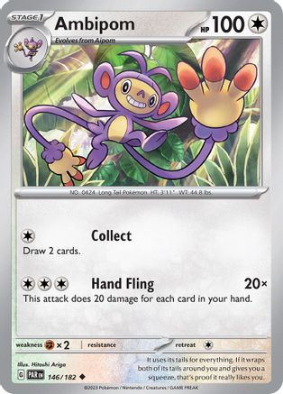 Ambipom 146 - [SV04 Paradox Rift] Reverse Holofoil