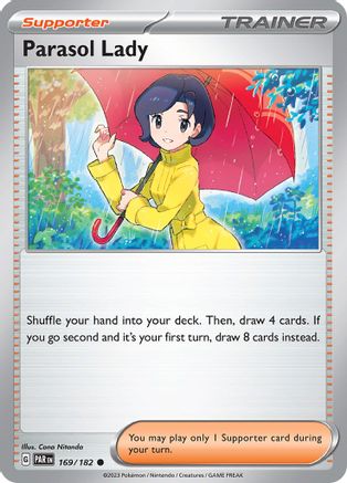 Parasol Lady 169 - [SV04 Paradox Rift] Reverse Holofoil