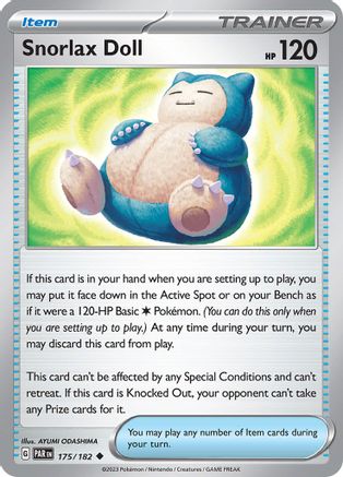 Snorlax Doll 175 - [SV04 Paradox Rift]