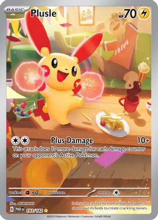 Plusle - 193/182 193 - [SV04 Paradox Rift] Holofoil