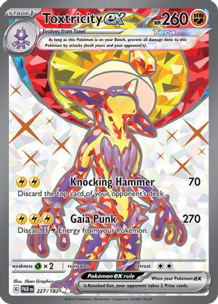 Toxtricity ex - 227/182 227 - [SV04 Paradox Rift] Holofoil