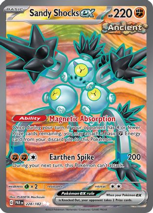 Sandy Shocks ex - 228/182 228 - [SV04 Paradox Rift] Holofoil