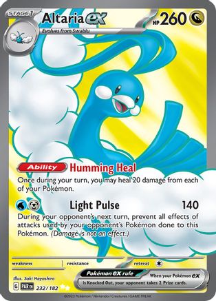 Altaria ex - 232/182 232 - [SV04 Paradox Rift] Holofoil