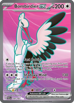 Bombirdier ex - 234/182 234 - [SV04 Paradox Rift] Holofoil
