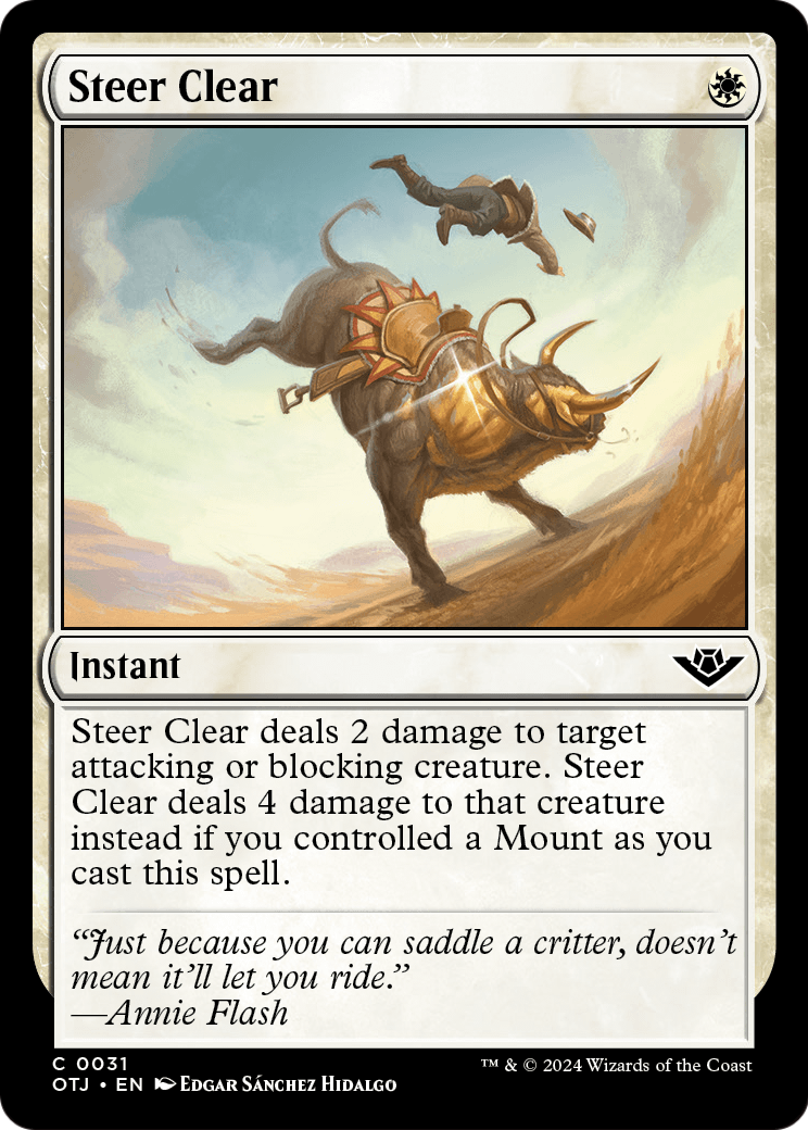 Steer Clear (OTJ-031) [Outlaws of Thunder Junction]