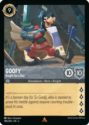 Goofy - Knight for a Day (180/204) [Rise of the Floodborn] Cold Foil