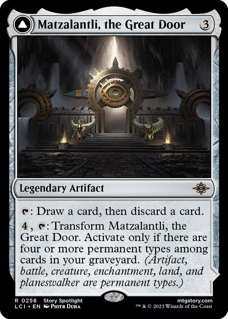 Matzalantli, the Great Door // The Core (LCI-256) [The Lost Caverns of Ixalan] Foil