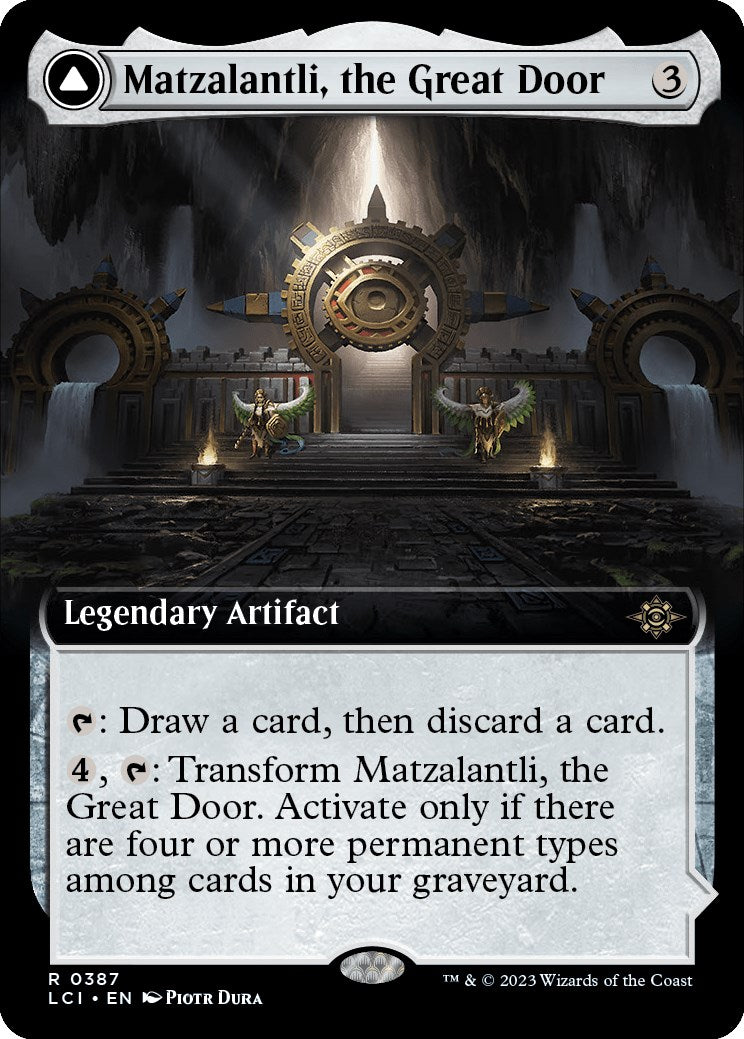Matzalantli, the Great Door // The Core (LCI-387) [The Lost Caverns of Ixalan]: (Extended Art)