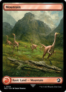 Mountain // Mountain (REX-024) [Jurassic World Collection] Foil
