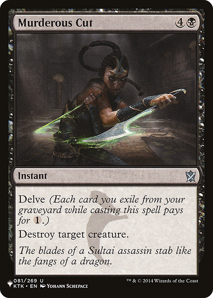 Murderous Cut (LIST-KTK-81) [The List]