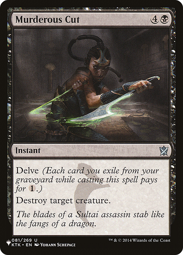 Murderous Cut (LIST-KTK-81) [The List]