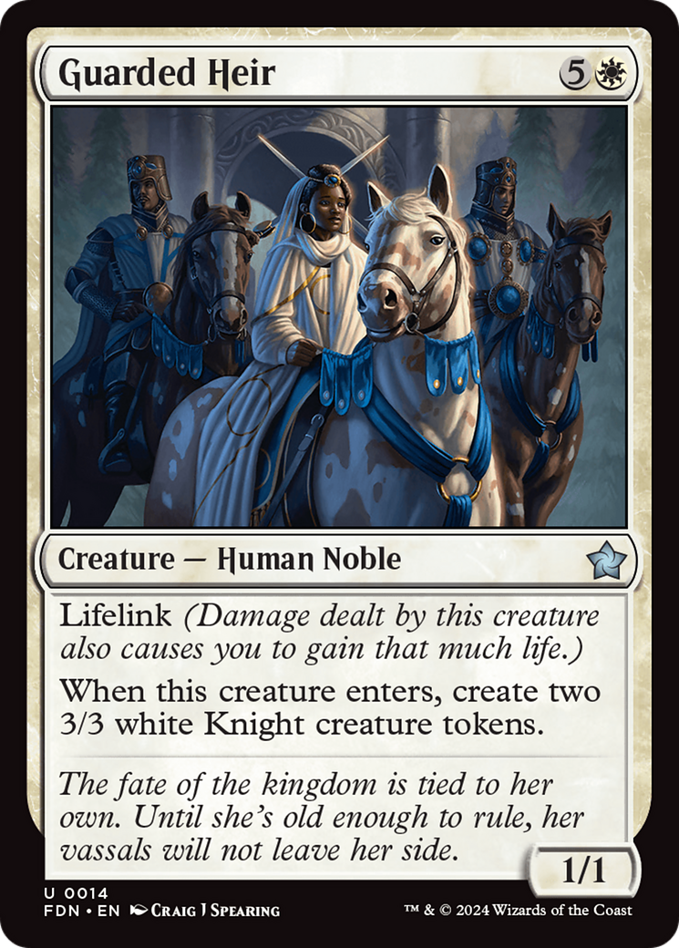 Guarded Heir (FDN-014) [Foundations] Foil