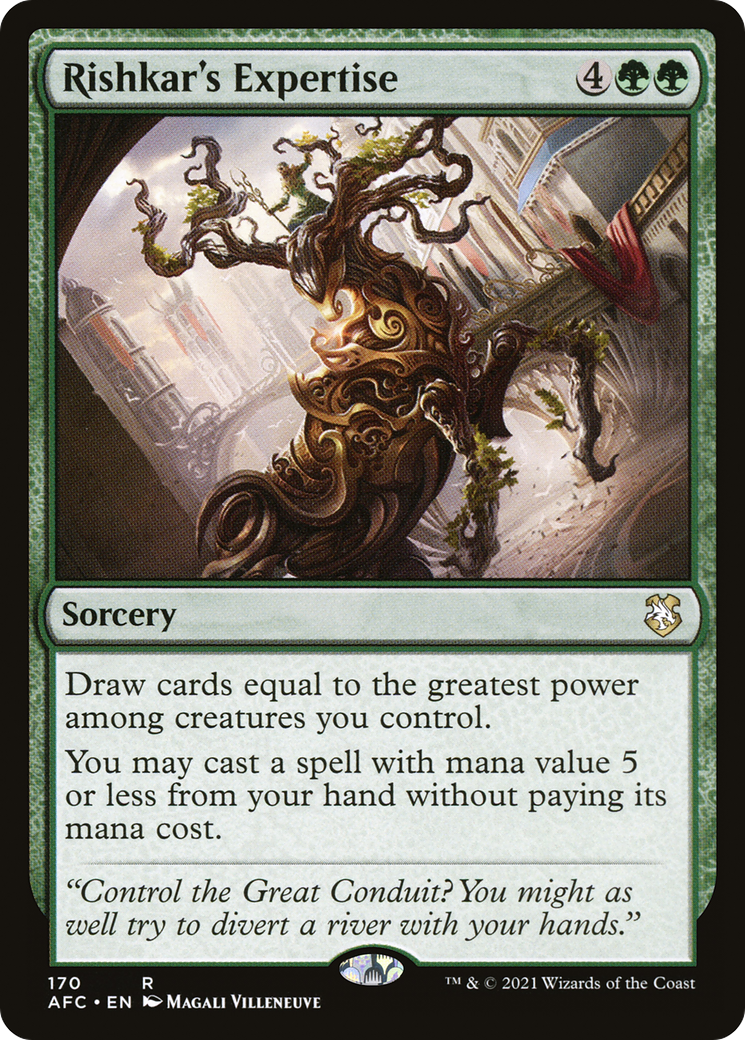 Rishkar's Expertise (AFC-170) [Forgotten Realms Commander]