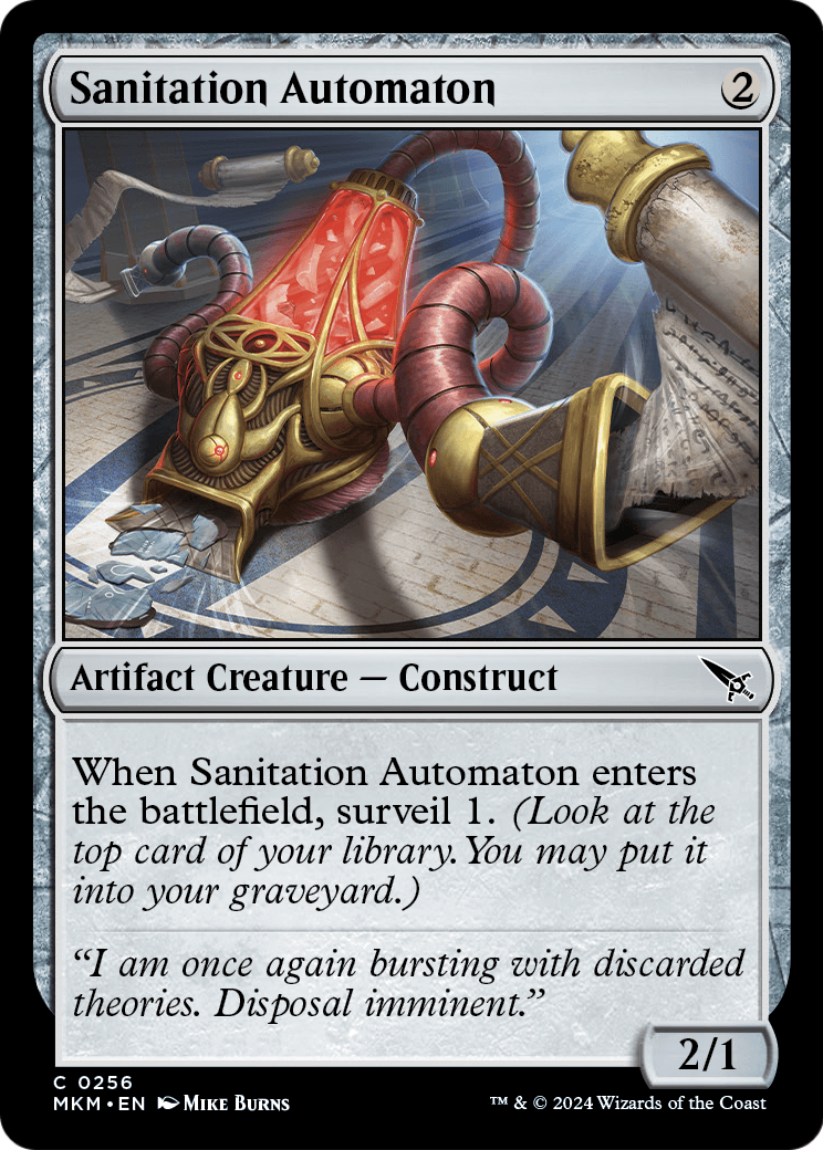 Sanitation Automaton (MKM-256) [Murders at Karlov Manor] Foil