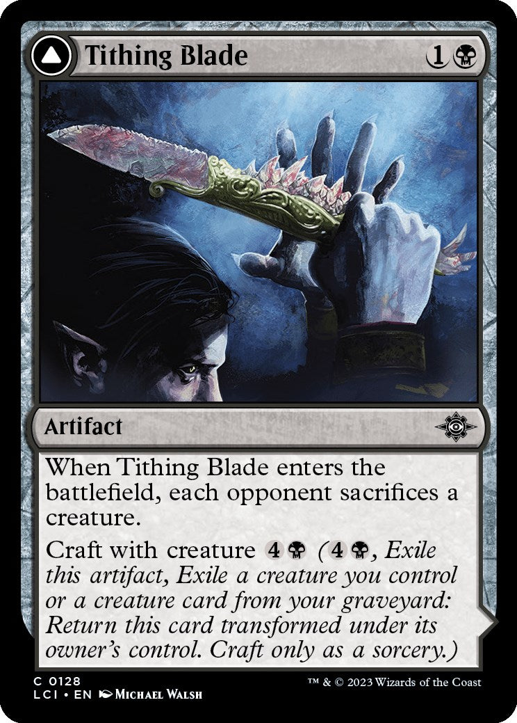 Tithing Blade // Consuming Sepulcher (LCI-128) [The Lost Caverns of Ixalan]