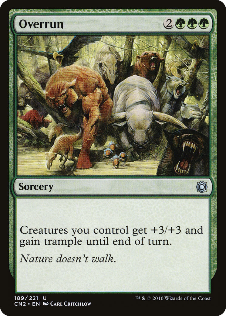 Overrun (CN2-189) [Conspiracy: Take the Crown]