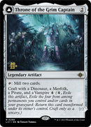 Throne of the Grim Captain // The Grim Captain (PRE-266S) [The Lost Caverns of Ixalan Promos] Foil