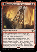 Brass's Tunnel-Grinder // Tecutlan, the Searing Rift (PRE-135S) [The Lost Caverns of Ixalan Promos] Foil