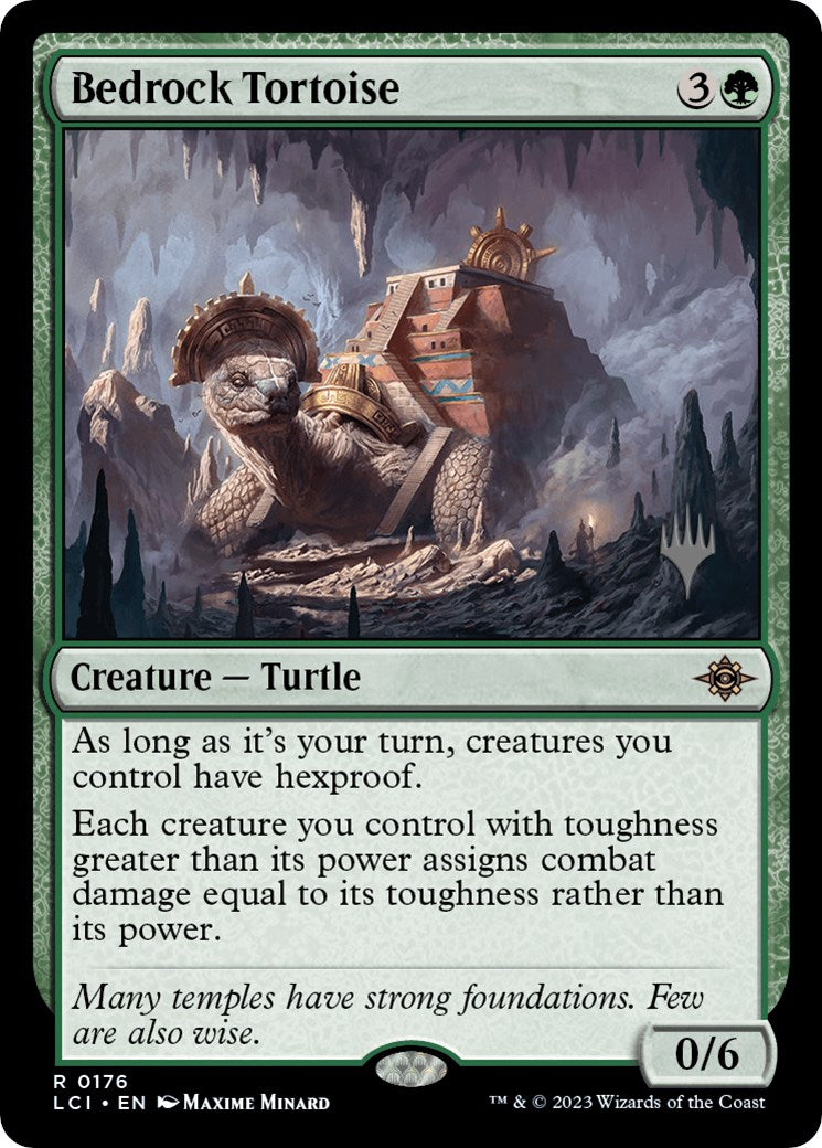 Bedrock Tortoise (PPLCI-176P) [The Lost Caverns of Ixalan Promos]