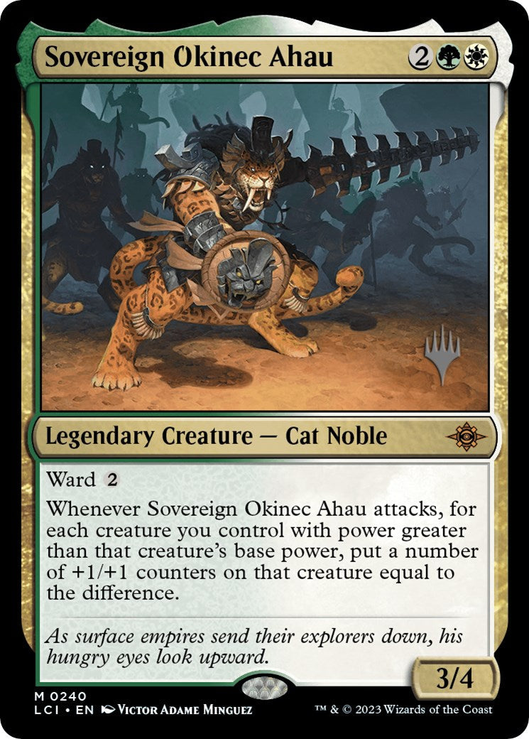 Sovereign Okinec Ahau (PPLCI-240P) [The Lost Caverns of Ixalan Promos] Foil